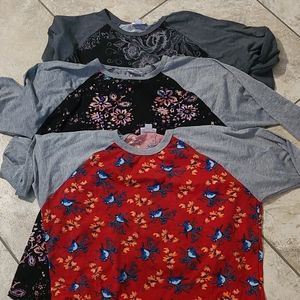 Lularoe 3 Randy tops